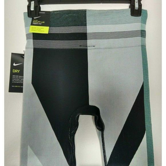 Nike Sculpt Lux Icon Clash 7/8 Seamless Training Tights Womens S NEW CJ4135-097 - Picture 9 of 11